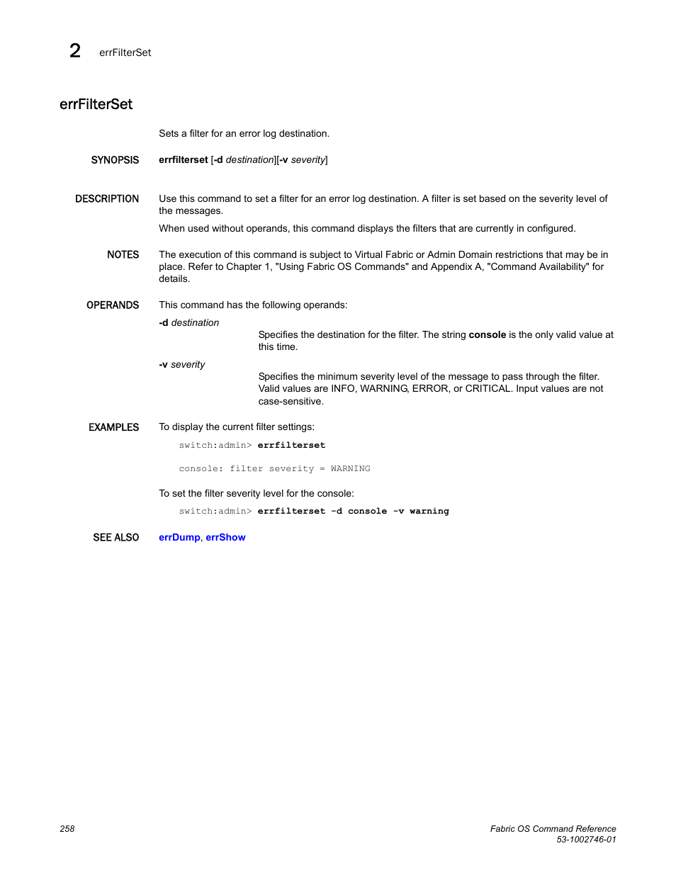 Errfilterset | Dell POWEREDGE M1000E User Manual | Page 286 / 1168