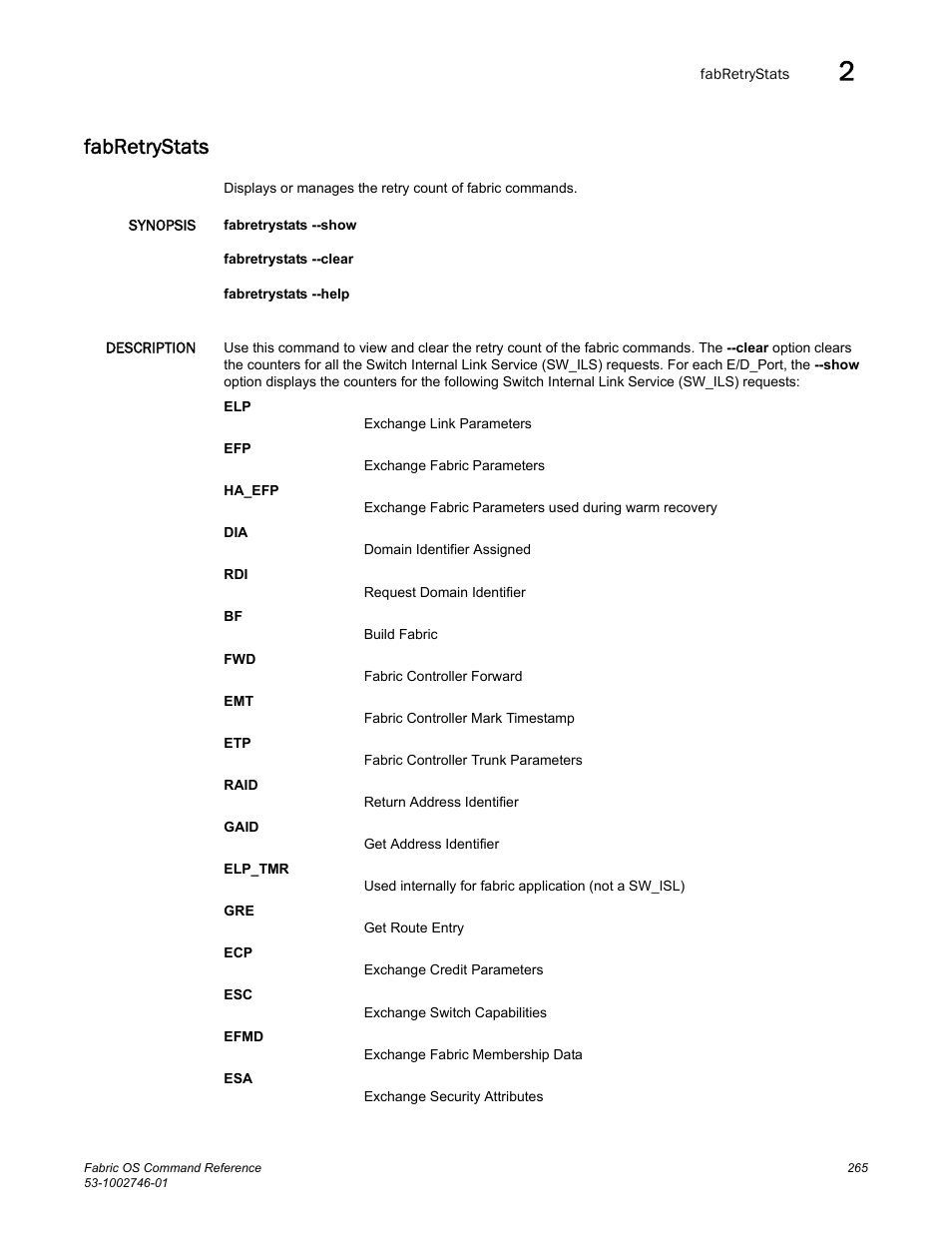 Fabretrystats | Dell POWEREDGE M1000E User Manual | Page 293 / 1168