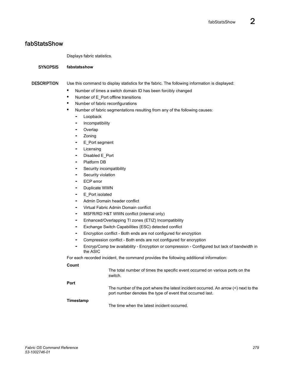 Fabstatsshow | Dell POWEREDGE M1000E User Manual | Page 307 / 1168