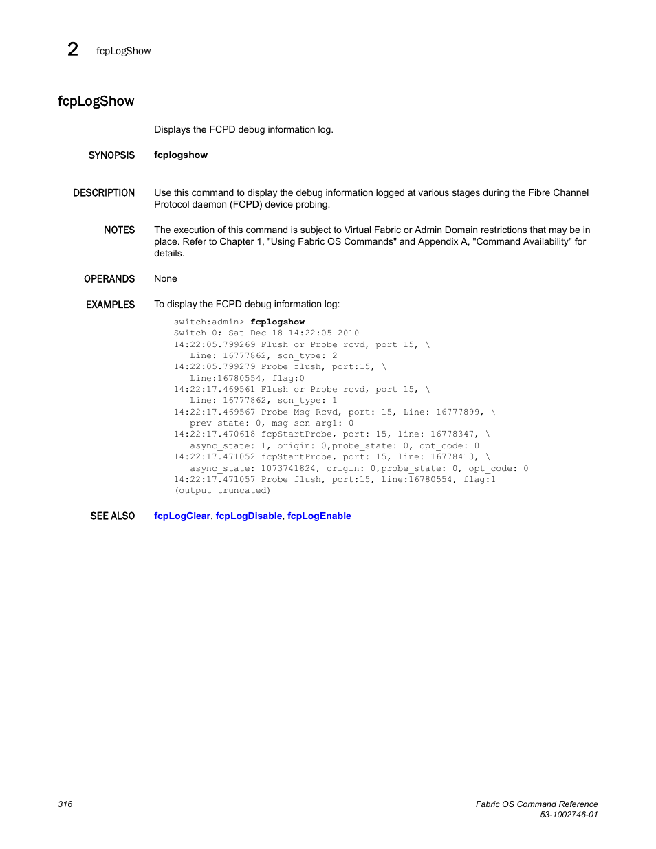 Fcplogshow | Dell POWEREDGE M1000E User Manual | Page 344 / 1168