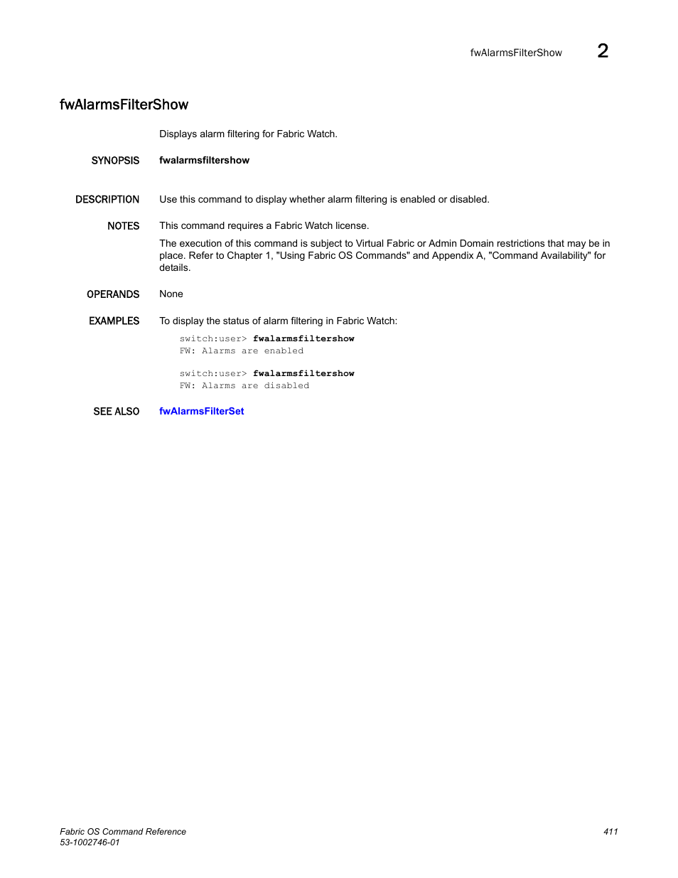 Fwalarmsfiltershow | Dell POWEREDGE M1000E User Manual | Page 439 / 1168