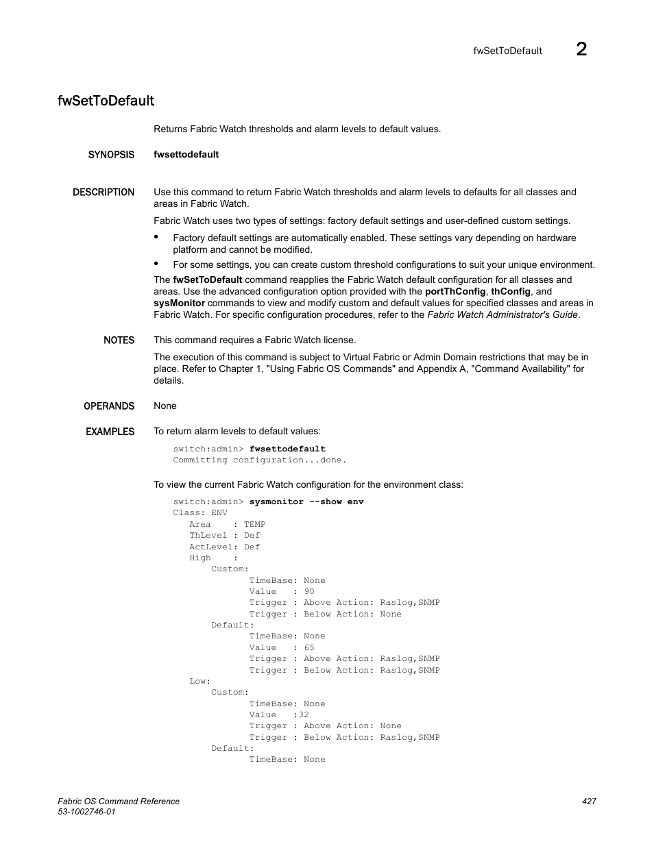 Fwsettodefault | Dell POWEREDGE M1000E User Manual | Page 455 / 1168