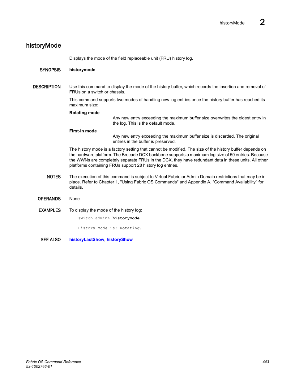 Historymode | Dell POWEREDGE M1000E User Manual | Page 471 / 1168