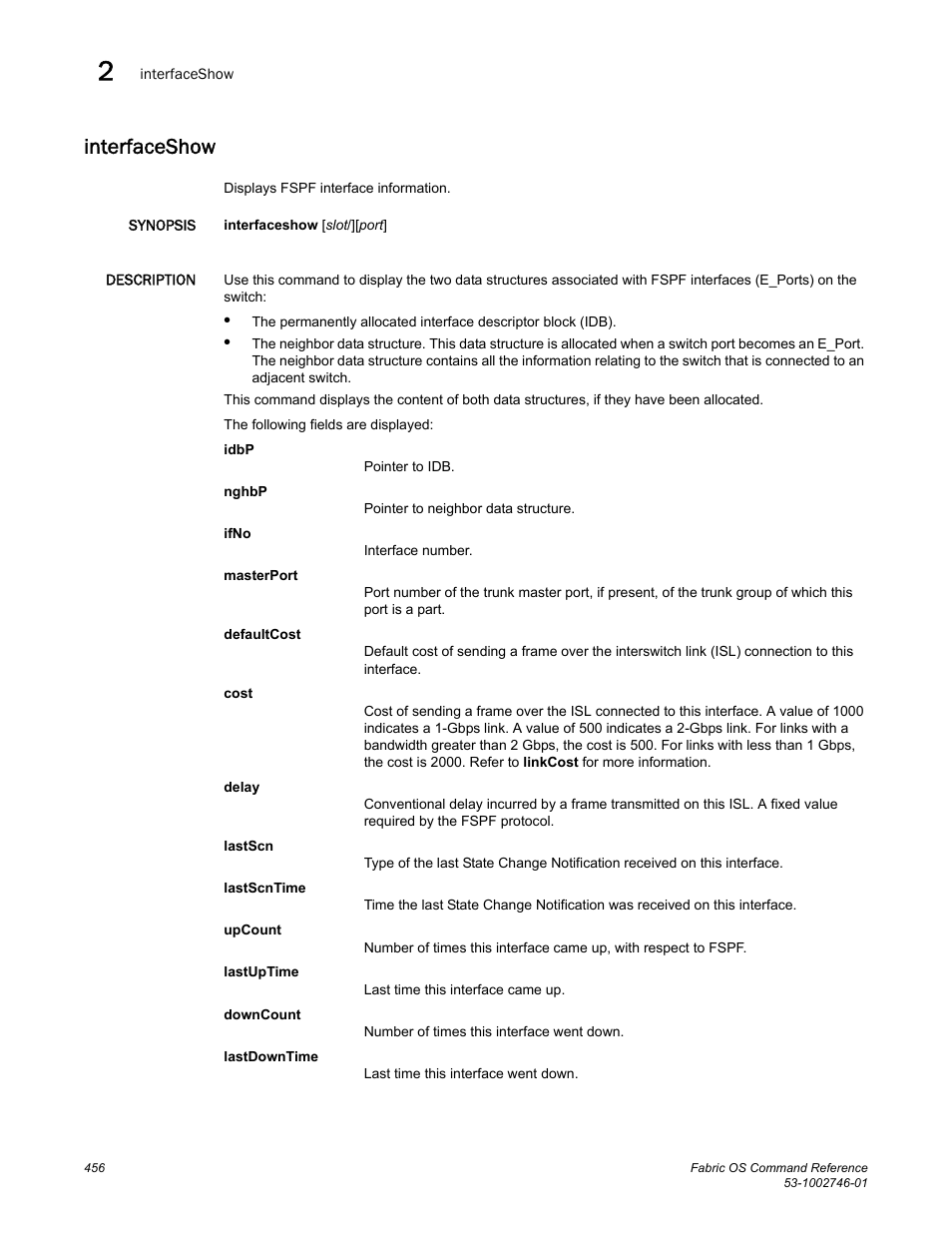 Interfaceshow | Dell POWEREDGE M1000E User Manual | Page 484 / 1168