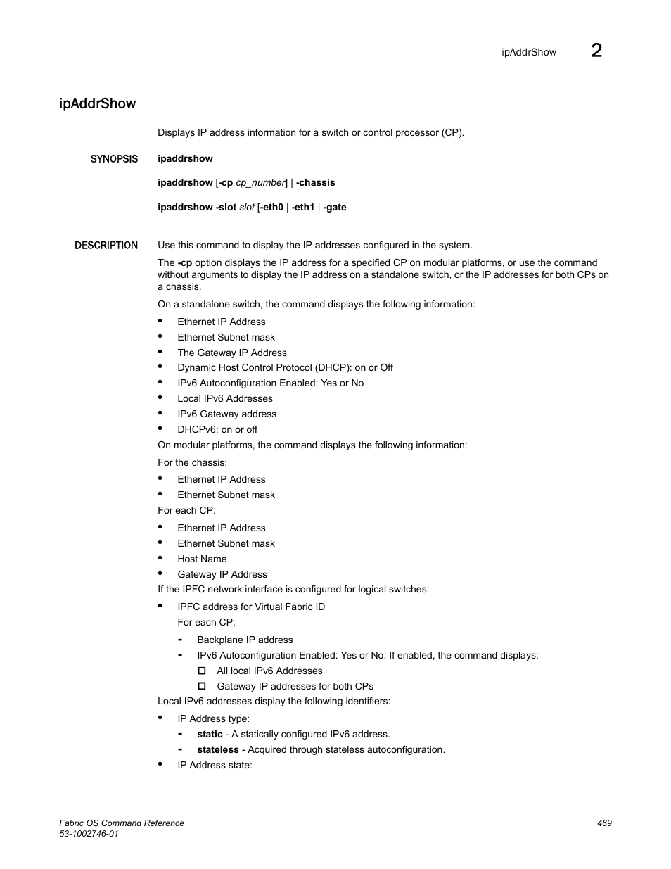 Ipaddrshow | Dell POWEREDGE M1000E User Manual | Page 497 / 1168