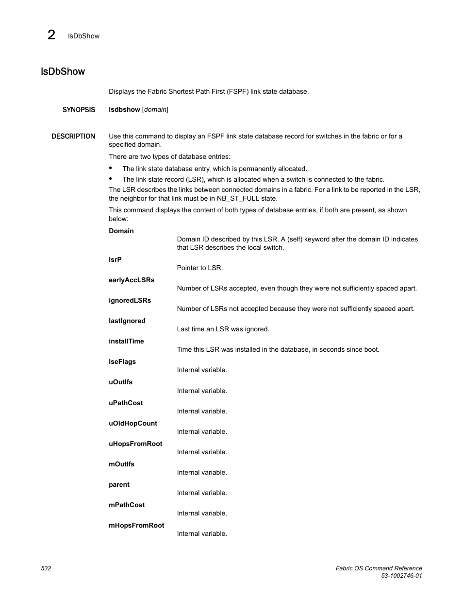 Lsdbshow | Dell POWEREDGE M1000E User Manual | Page 560 / 1168