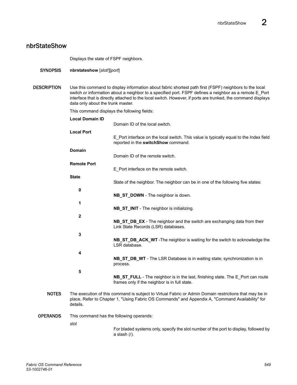 Nbrstateshow | Dell POWEREDGE M1000E User Manual | Page 577 / 1168