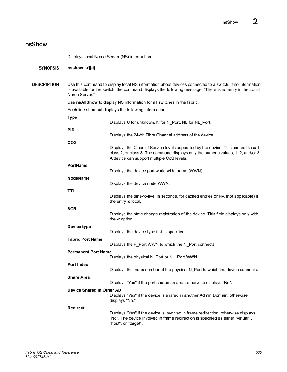 Nsshow | Dell POWEREDGE M1000E User Manual | Page 593 / 1168