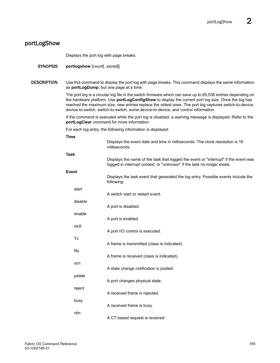 Portlogshow | Dell POWEREDGE M1000E User Manual | Page 793 / 1168