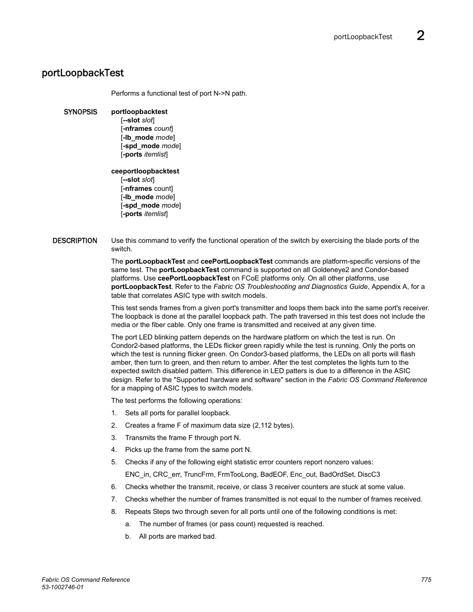 Portloopbacktest | Dell POWEREDGE M1000E User Manual | Page 803 / 1168