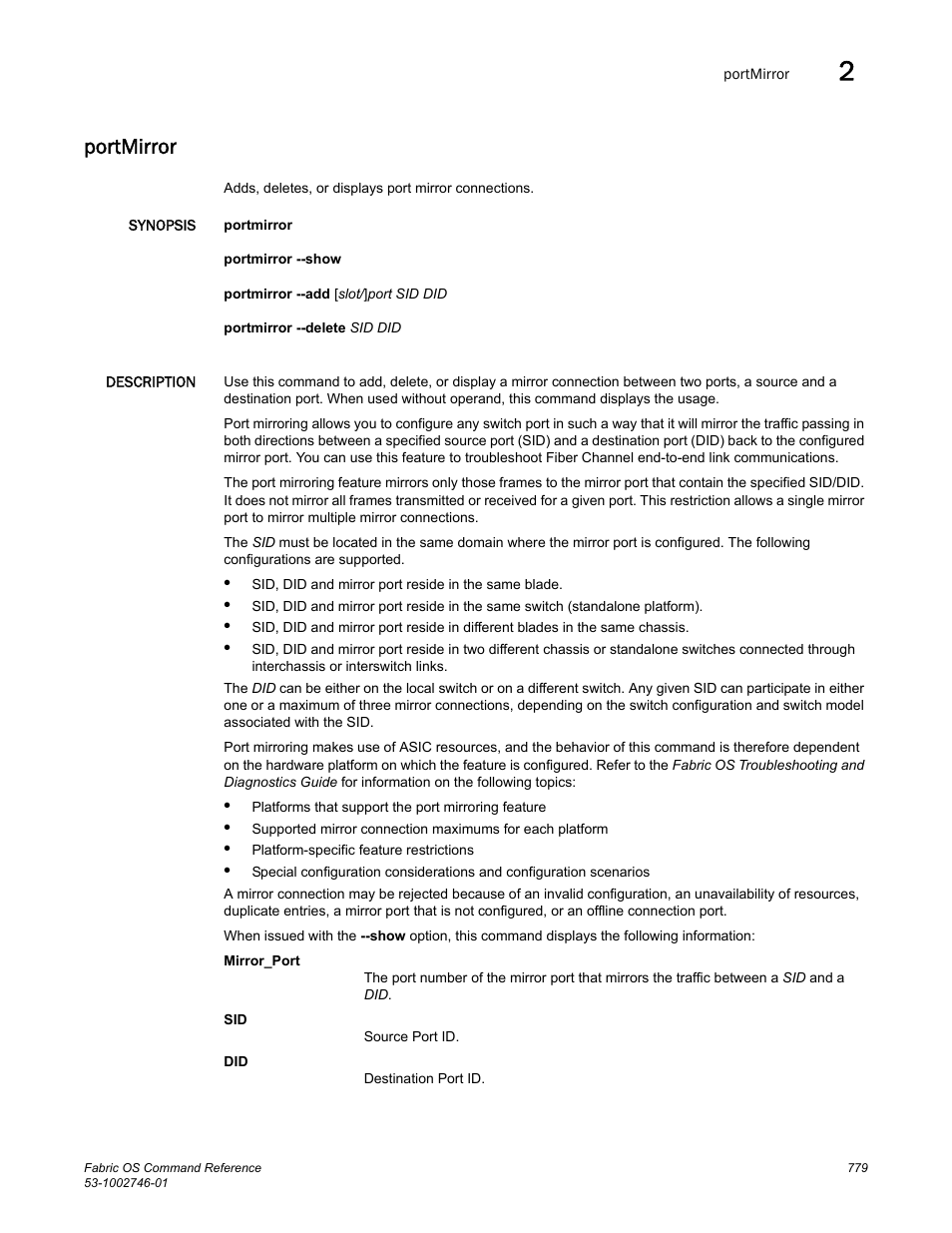 Portmirror | Dell POWEREDGE M1000E User Manual | Page 807 / 1168