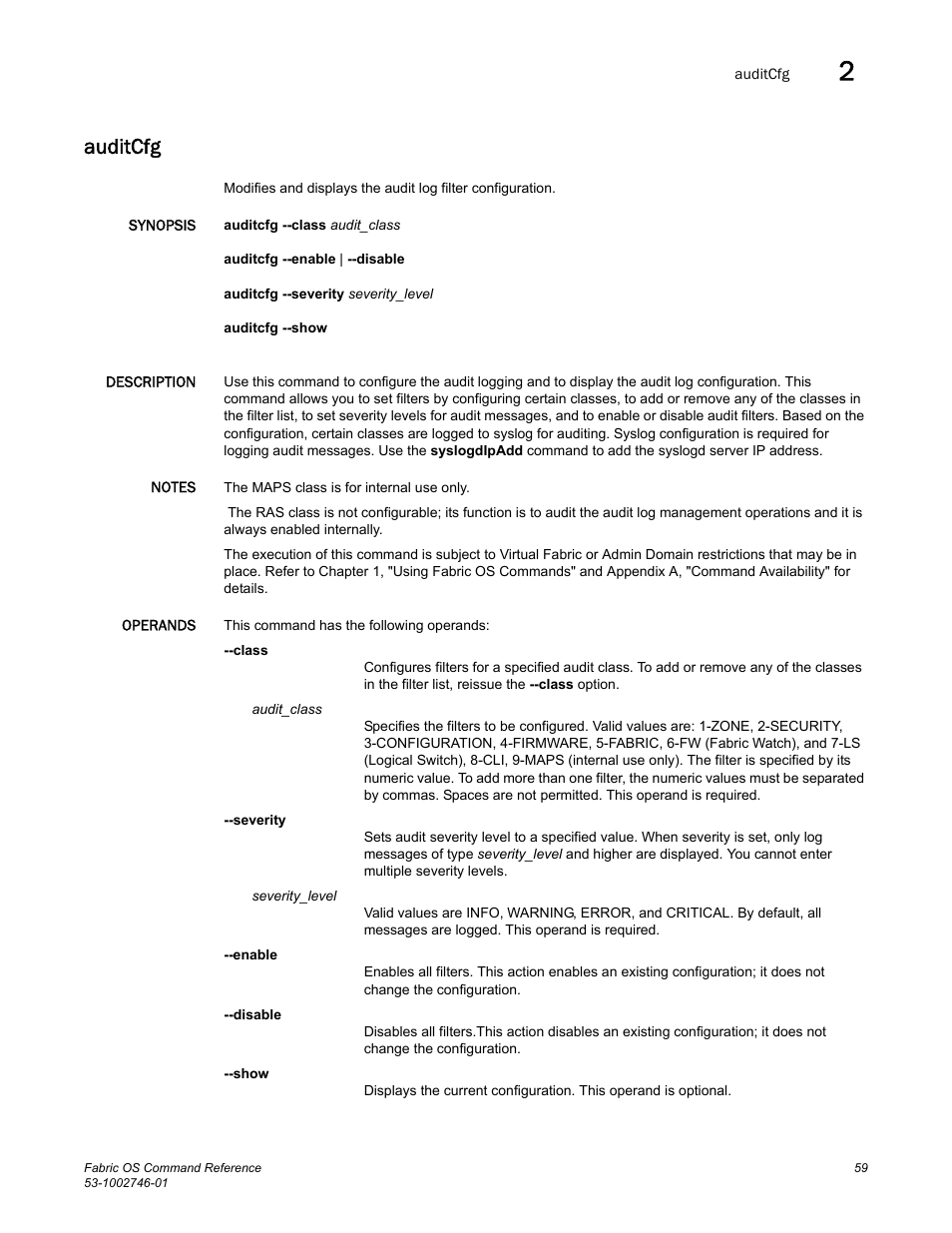 Auditcfg | Dell POWEREDGE M1000E User Manual | Page 87 / 1168