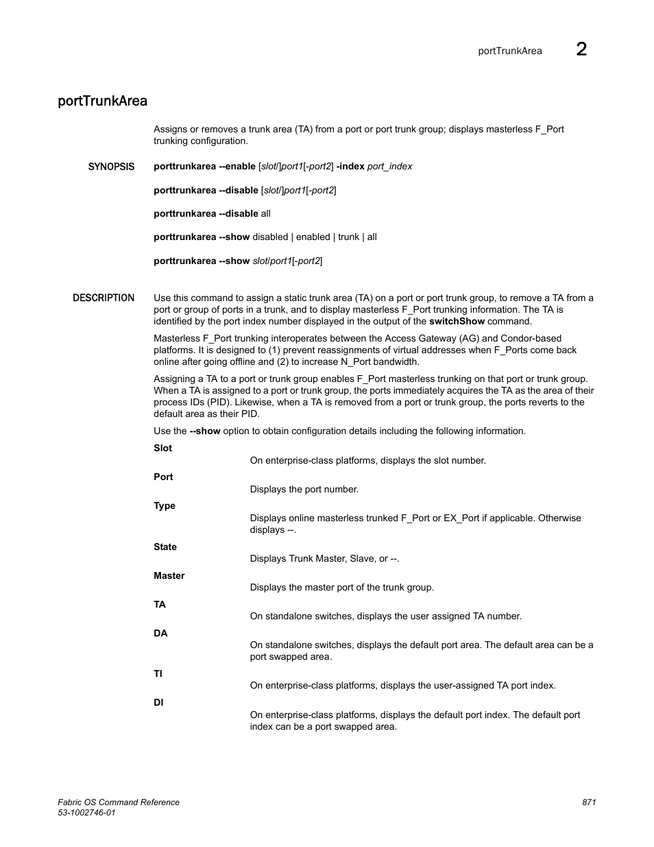 Porttrunkarea | Dell POWEREDGE M1000E User Manual | Page 899 / 1168