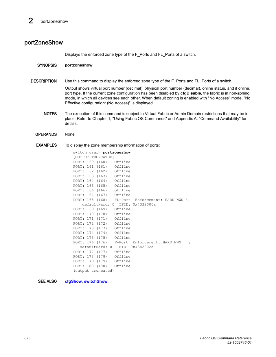 Portzoneshow | Dell POWEREDGE M1000E User Manual | Page 904 / 1168