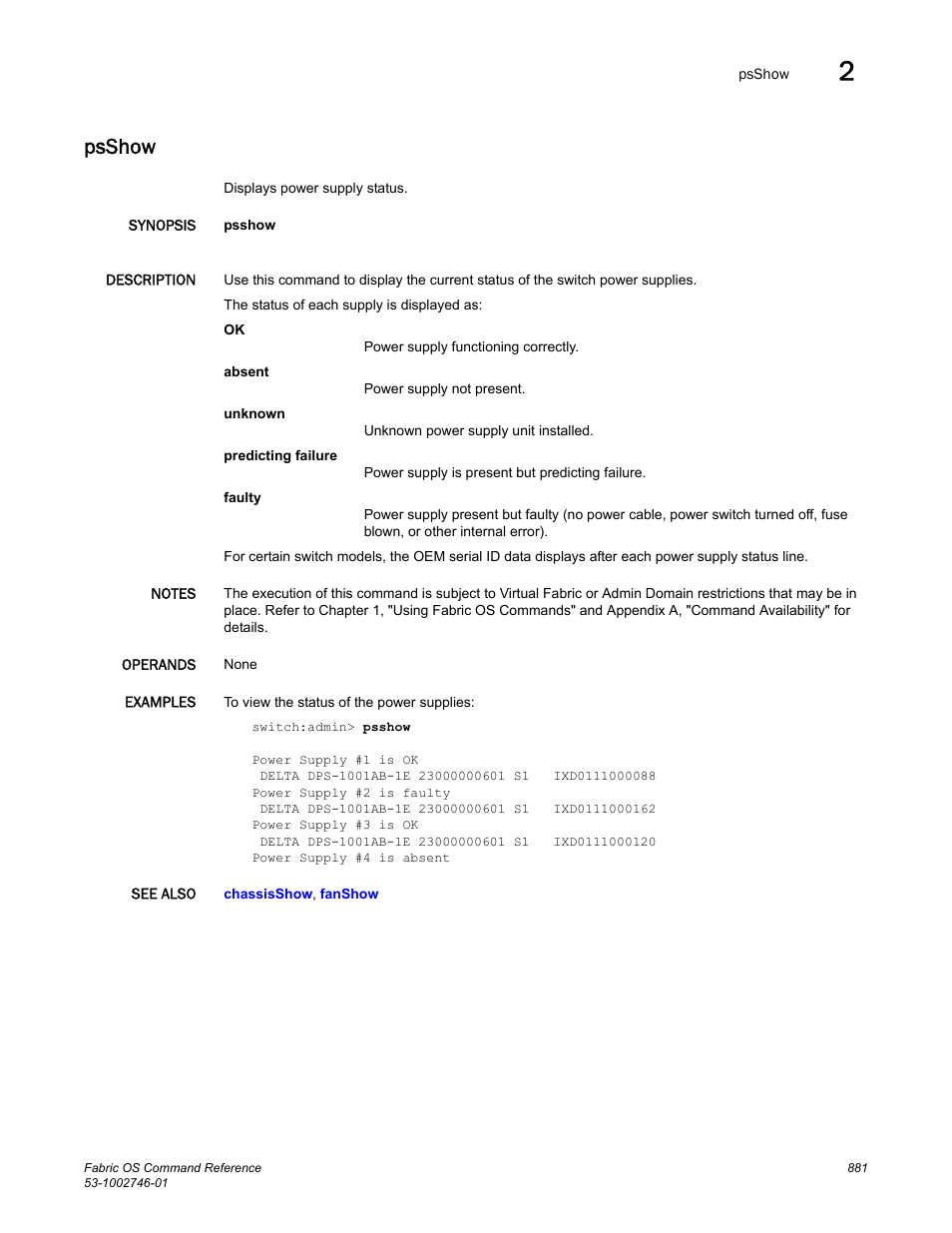 Psshow | Dell POWEREDGE M1000E User Manual | Page 909 / 1168