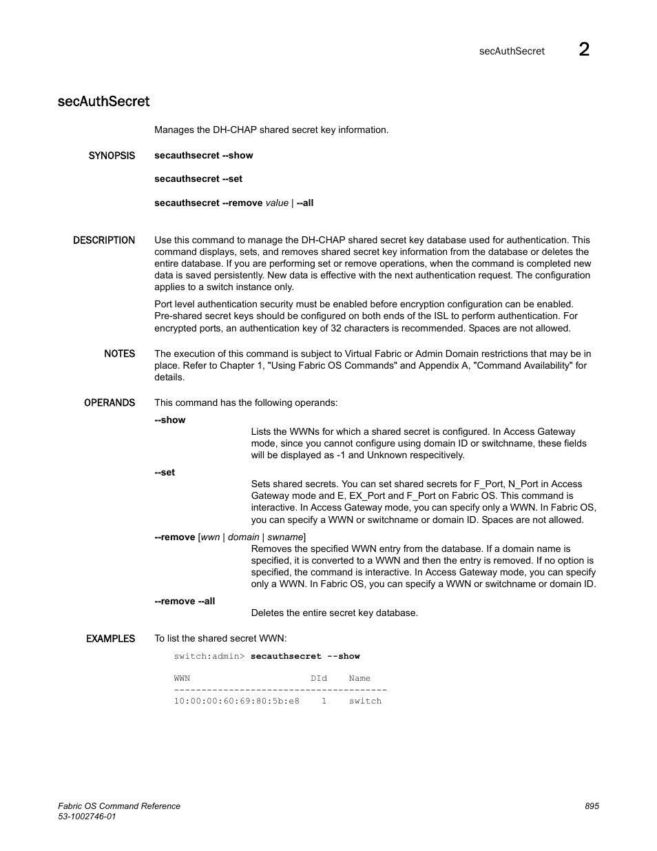 Secauthsecret | Dell POWEREDGE M1000E User Manual | Page 923 / 1168