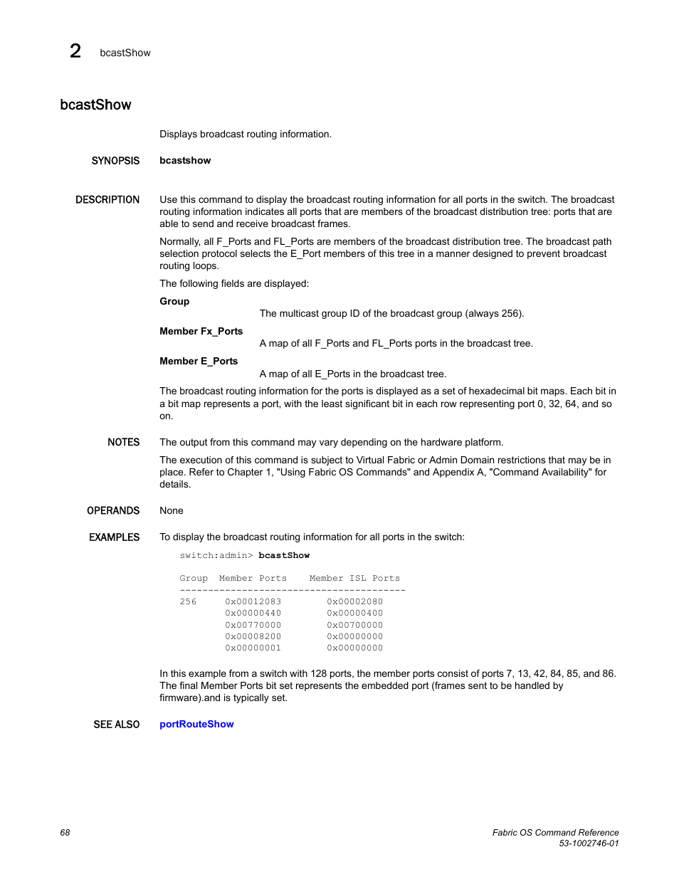 Bcastshow | Dell POWEREDGE M1000E User Manual | Page 96 / 1168