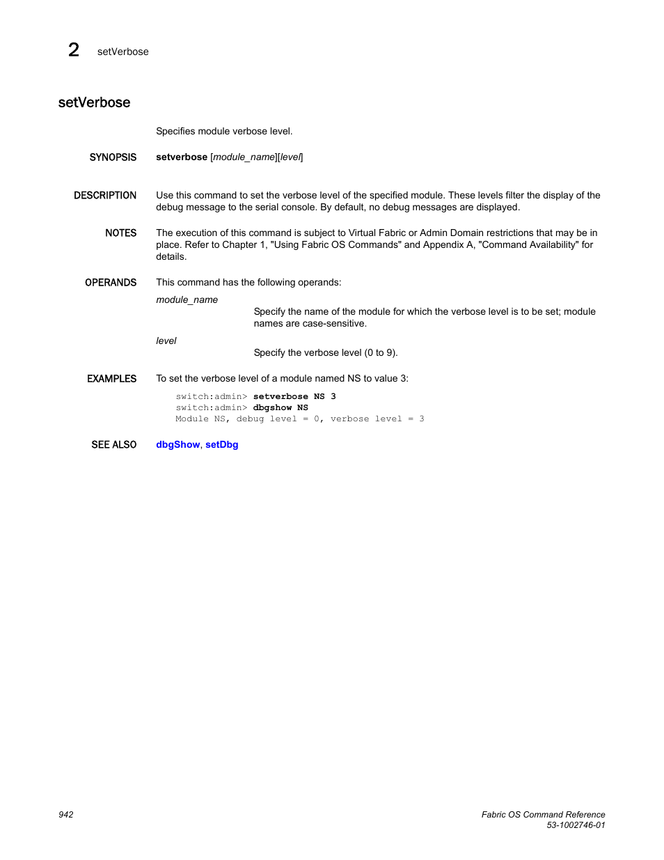 Setverbose | Dell POWEREDGE M1000E User Manual | Page 970 / 1168