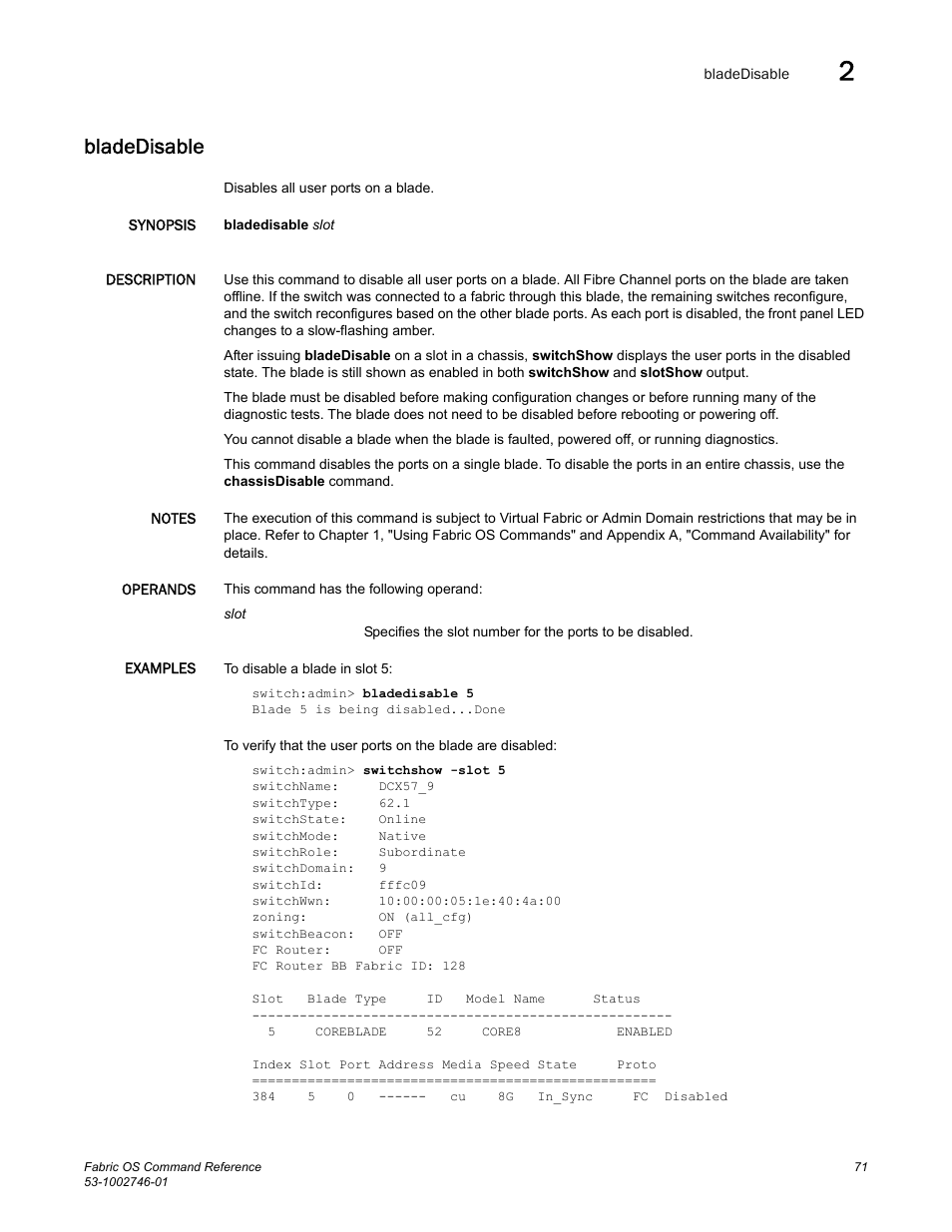 Bladedisable | Dell POWEREDGE M1000E User Manual | Page 99 / 1168