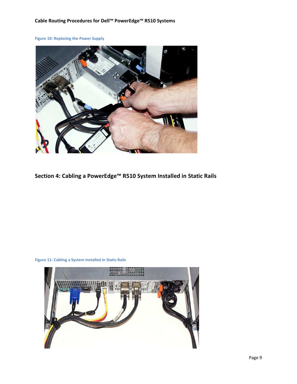 Figure 10: replacing the power supply | Dell PowerEdge Rack Enclosure 4220 User Manual | Page 11 / 11
