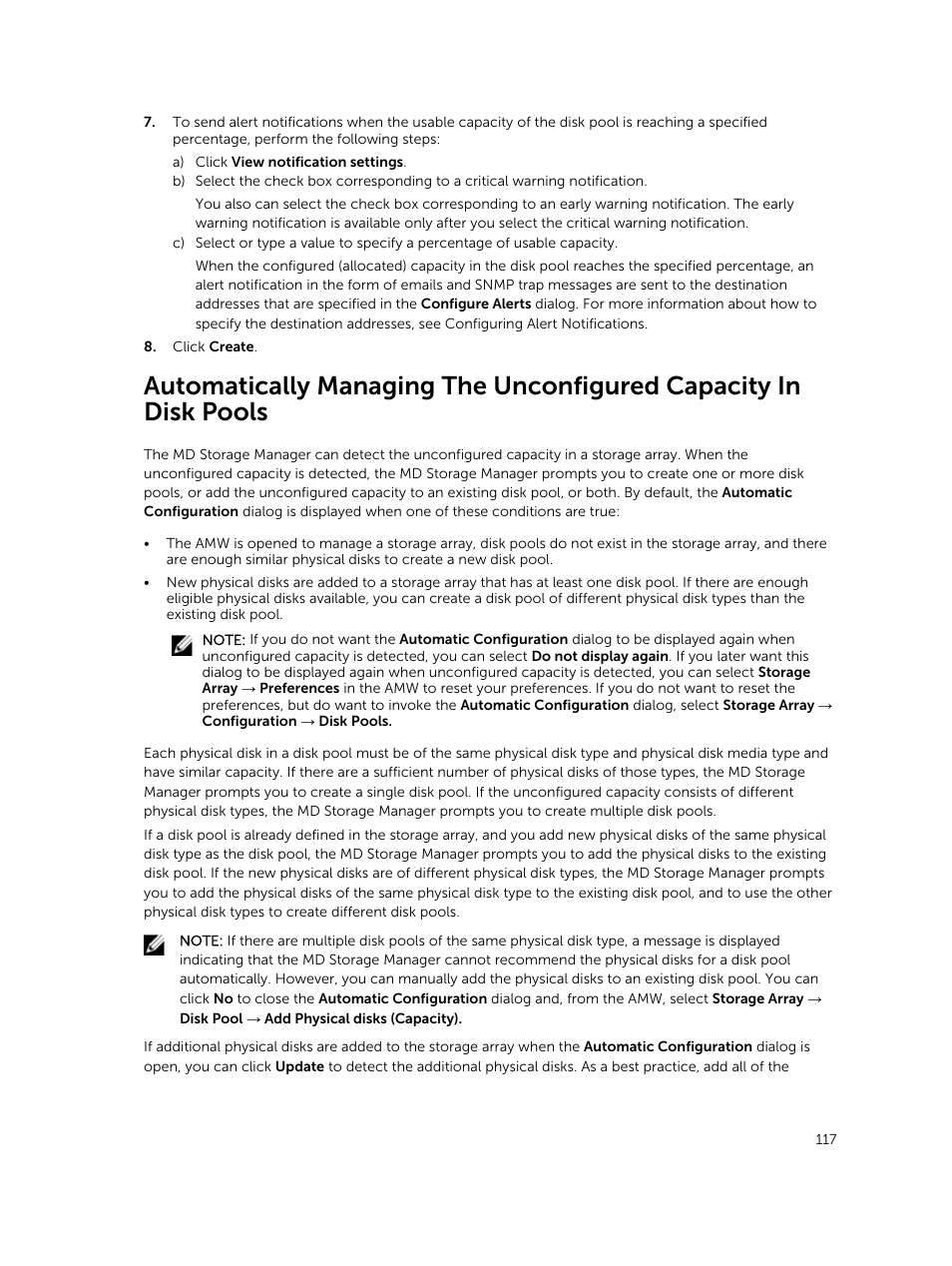 Dell PowerVault MD3820f User Manual | Page 117 / 243