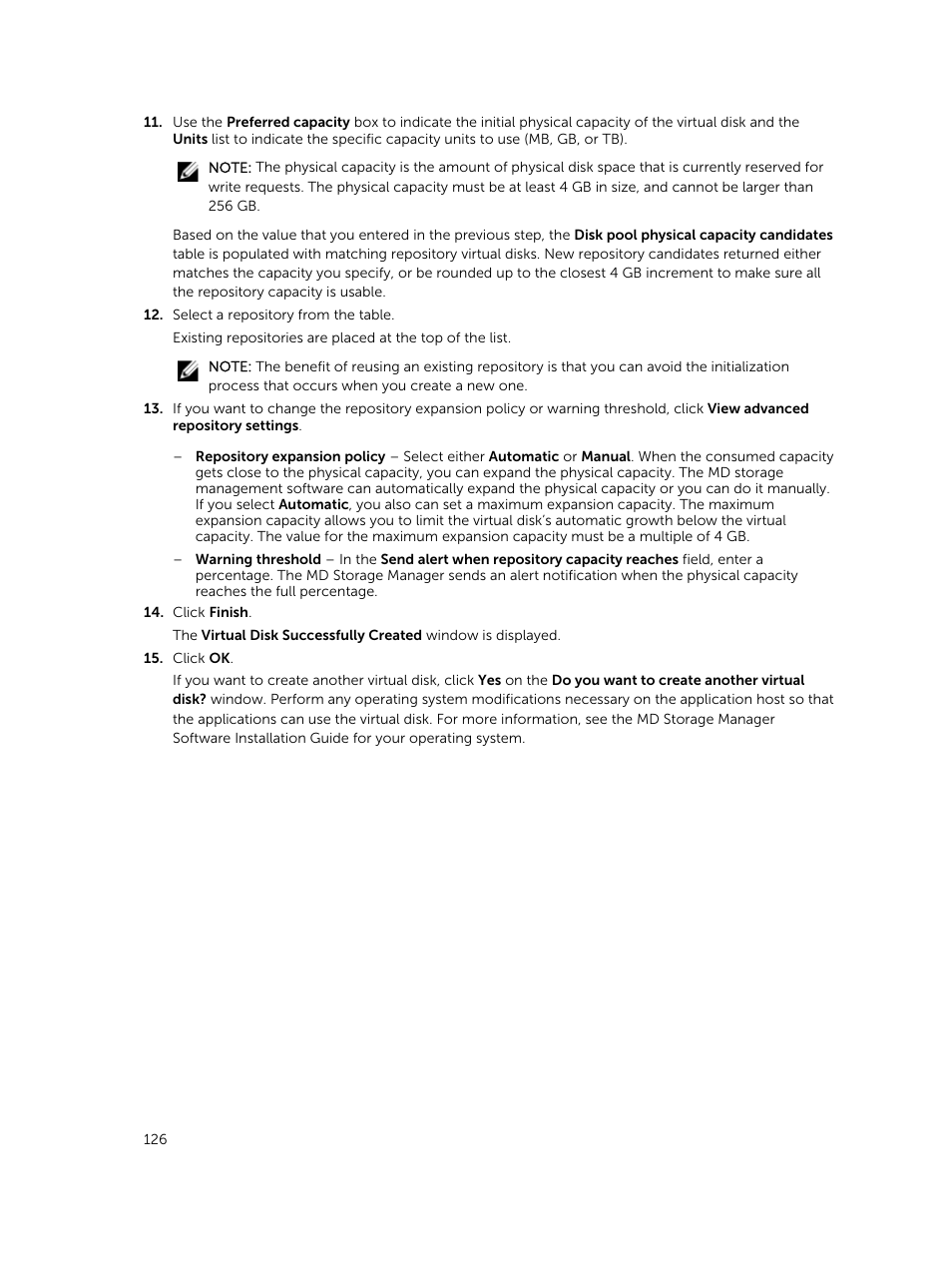 Dell PowerVault MD3820f User Manual | Page 126 / 243