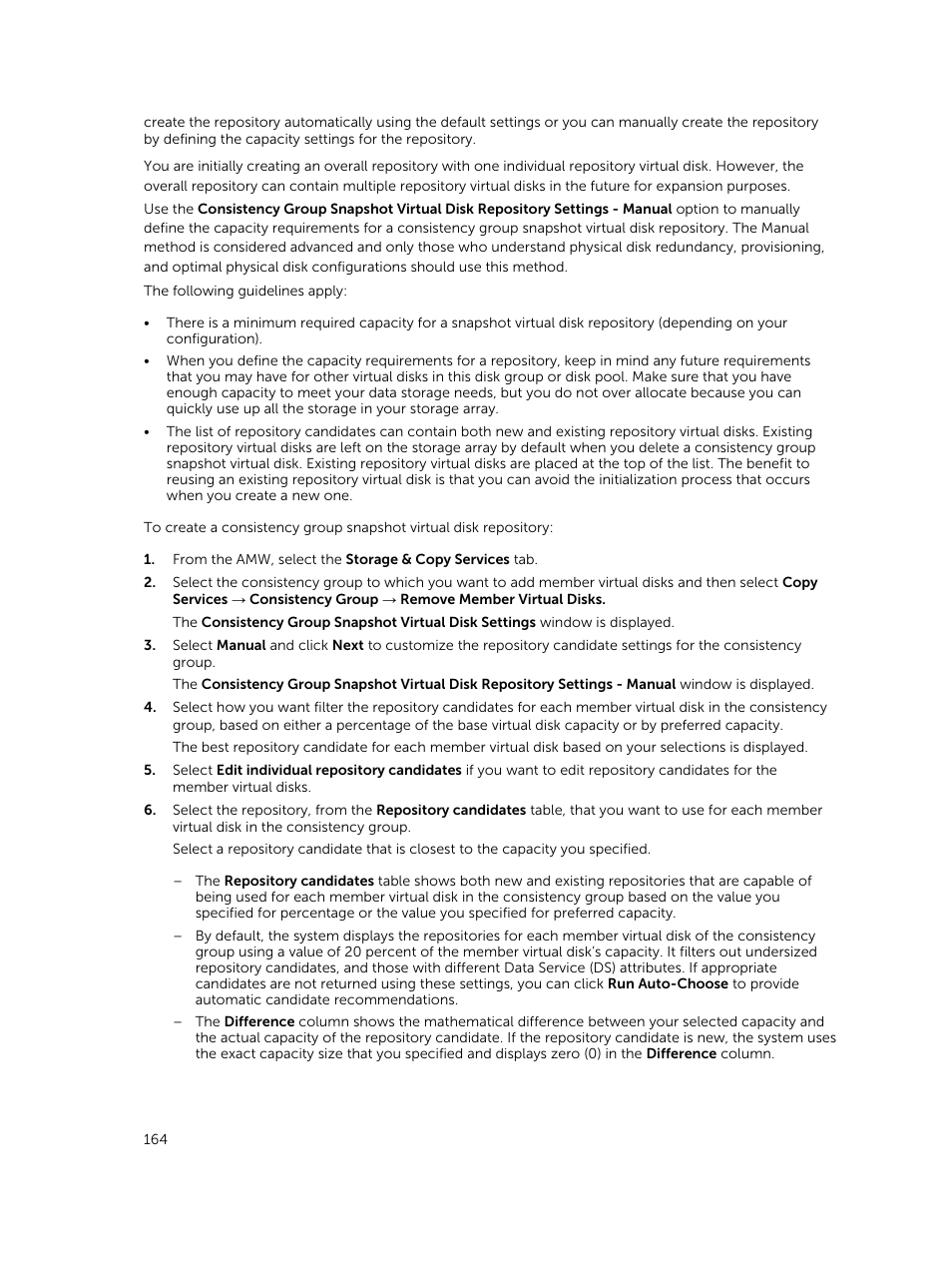 Dell PowerVault MD3820f User Manual | Page 164 / 243