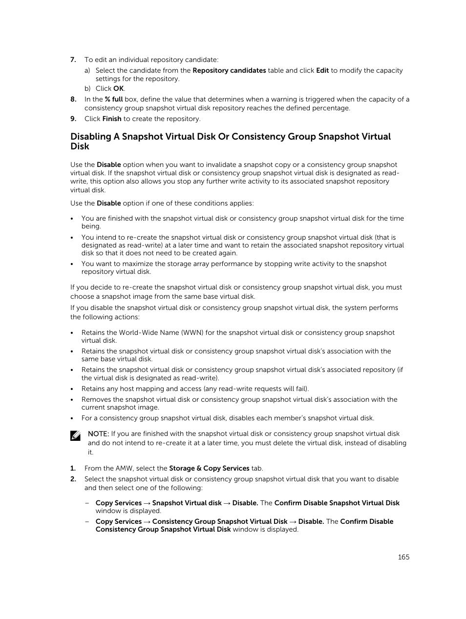 Dell PowerVault MD3820f User Manual | Page 165 / 243