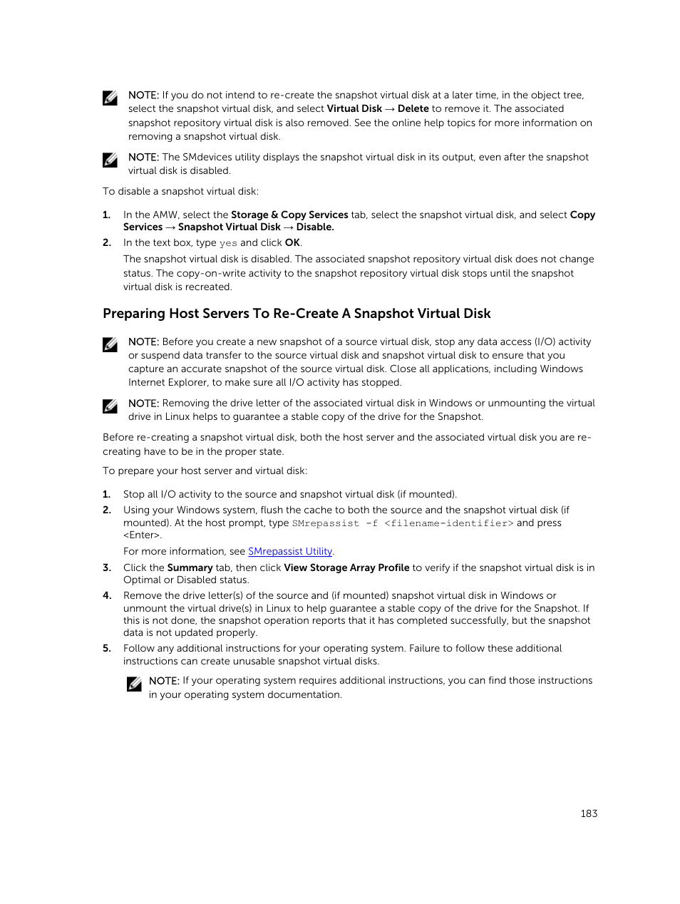 Dell PowerVault MD3820f User Manual | Page 183 / 243
