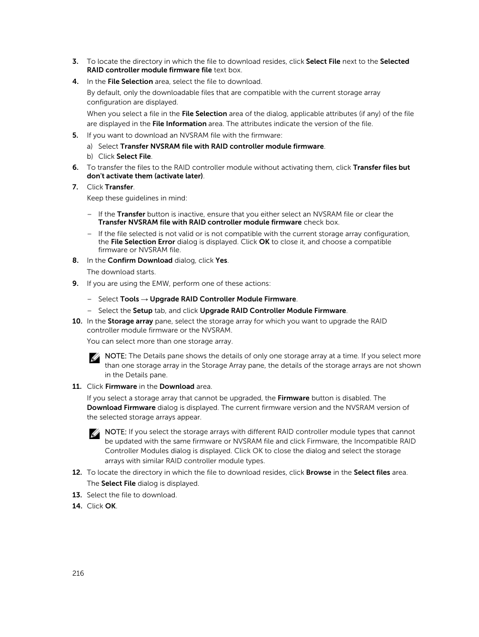 Dell PowerVault MD3820f User Manual | Page 216 / 243