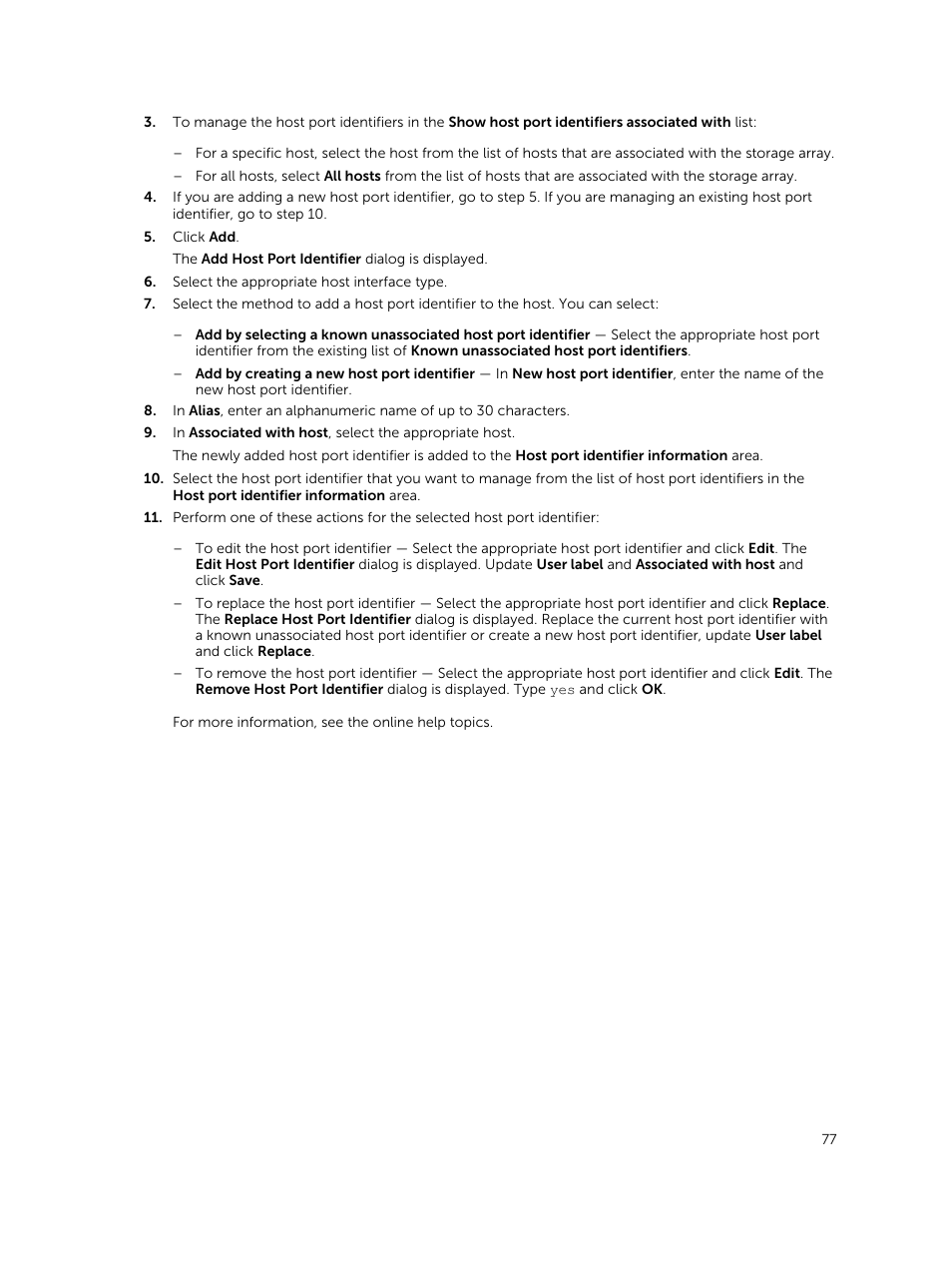 Dell PowerVault MD3820f User Manual | Page 77 / 243