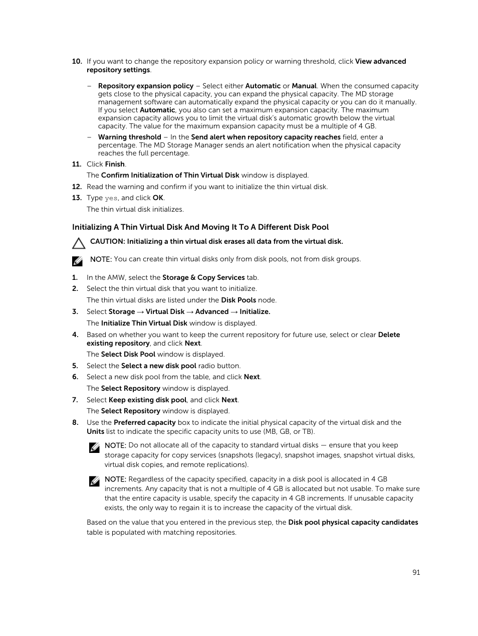 Dell PowerVault MD3820f User Manual | Page 91 / 243