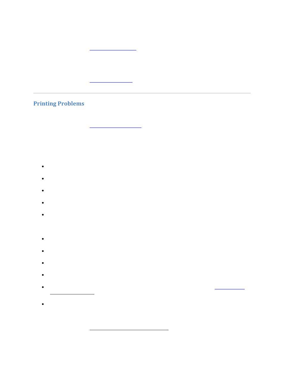 Printing problems | Dell V305w All In One Wireless Inkjet Printer User Manual | Page 104 / 133