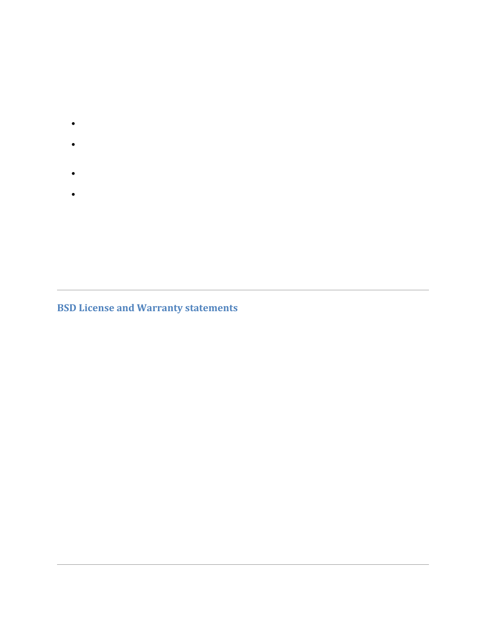 Licensing notice, Bsd license and warranty statements | Dell V305w All In One Wireless Inkjet Printer User Manual | Page 121 / 133