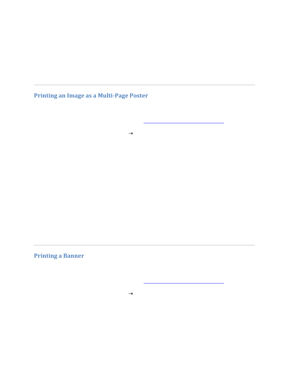 Printing an image as a multi­page poster, Printing a banner | Dell V305w All In One Wireless Inkjet Printer User Manual | Page 36 / 133