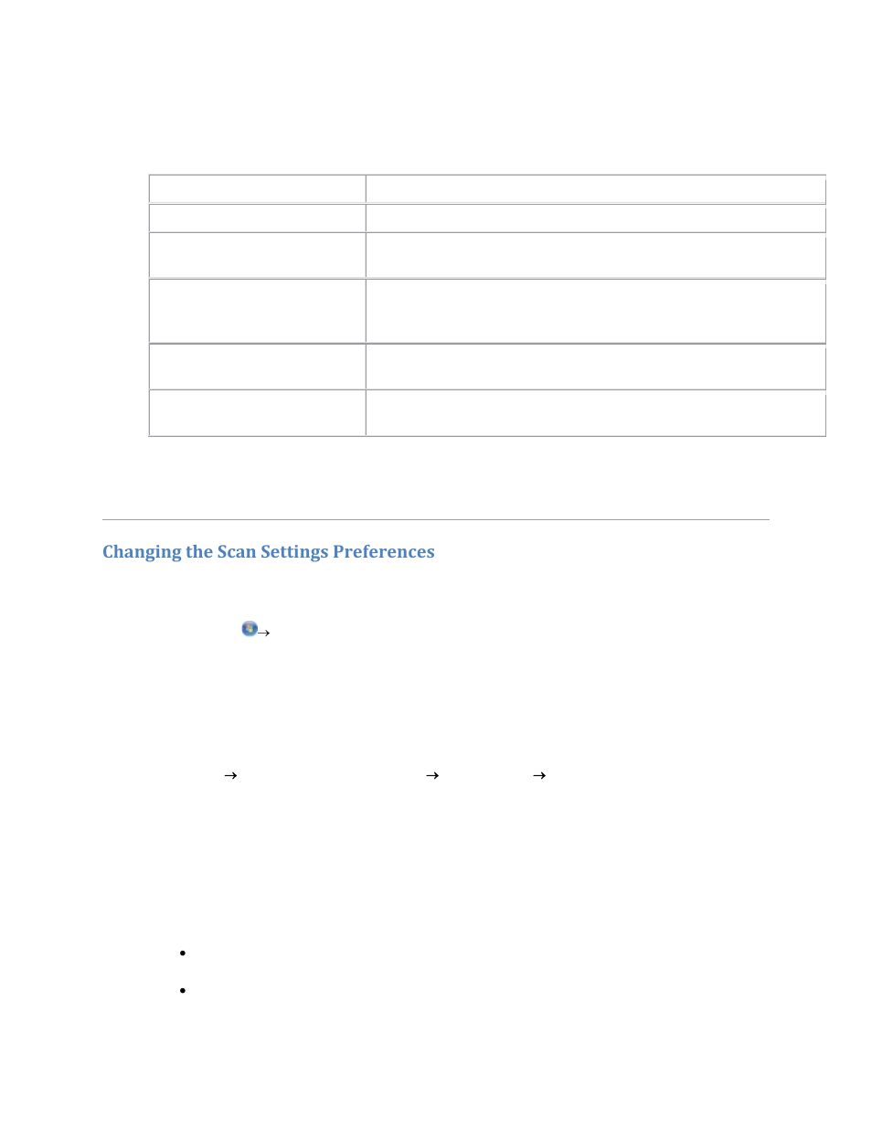 Changing the scan settings preferences | Dell V305w All In One Wireless Inkjet Printer User Manual | Page 64 / 133