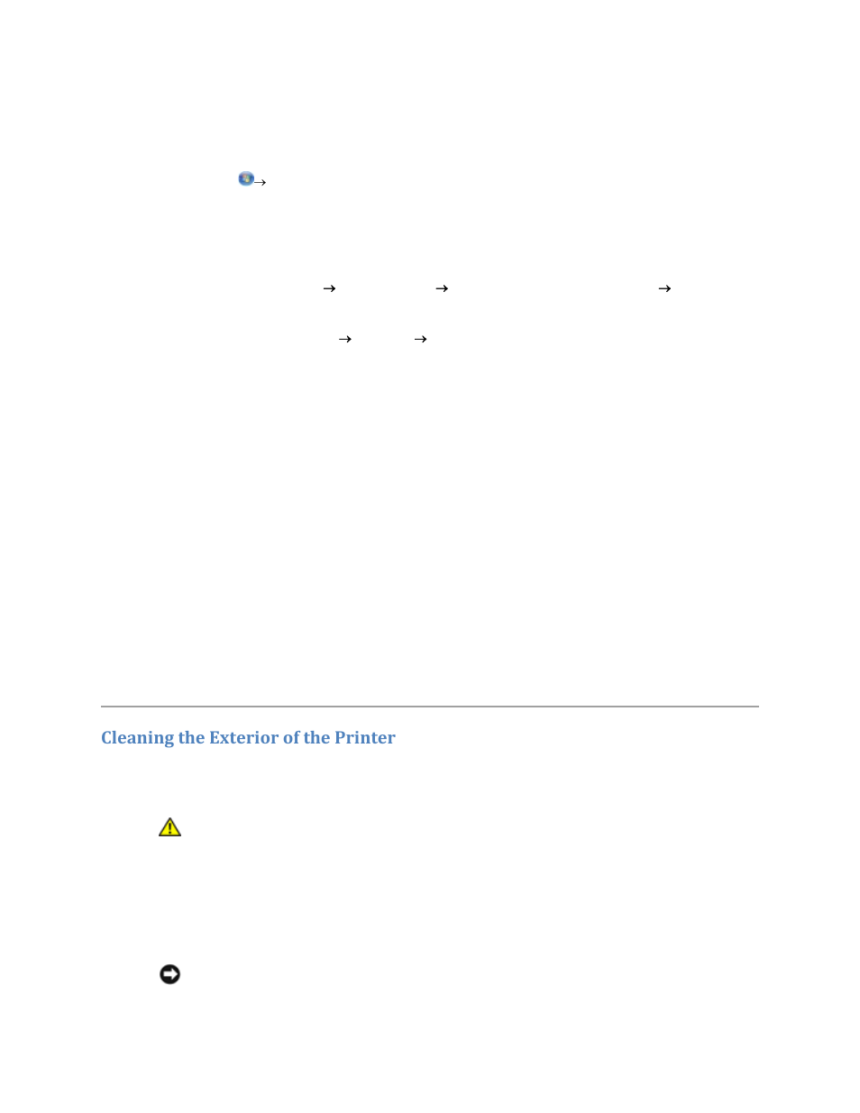 Cleaning the exterior of the printer | Dell V305w All In One Wireless Inkjet Printer User Manual | Page 93 / 133