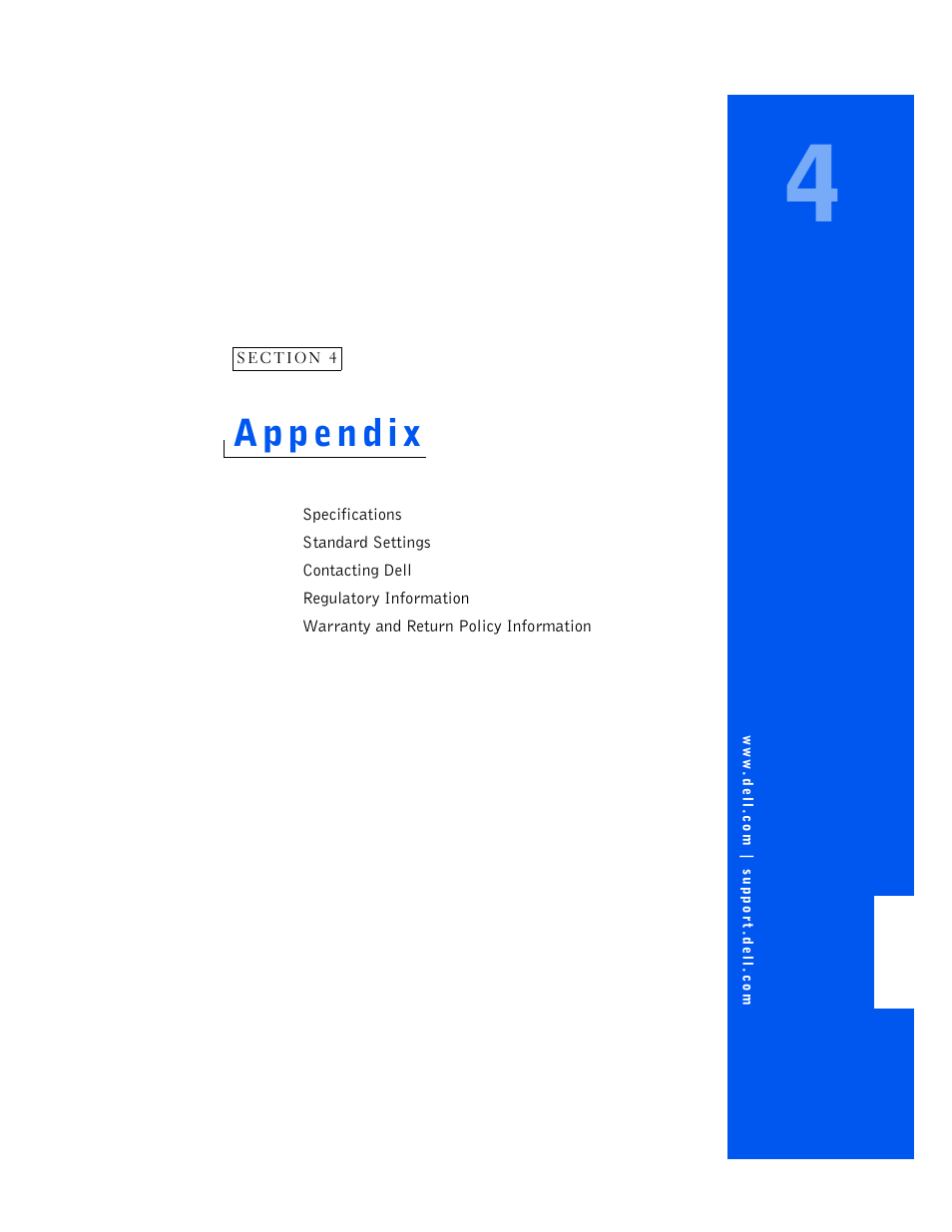 Appendix | Dell Inspiron 5000e User Manual | Page 65 / 90