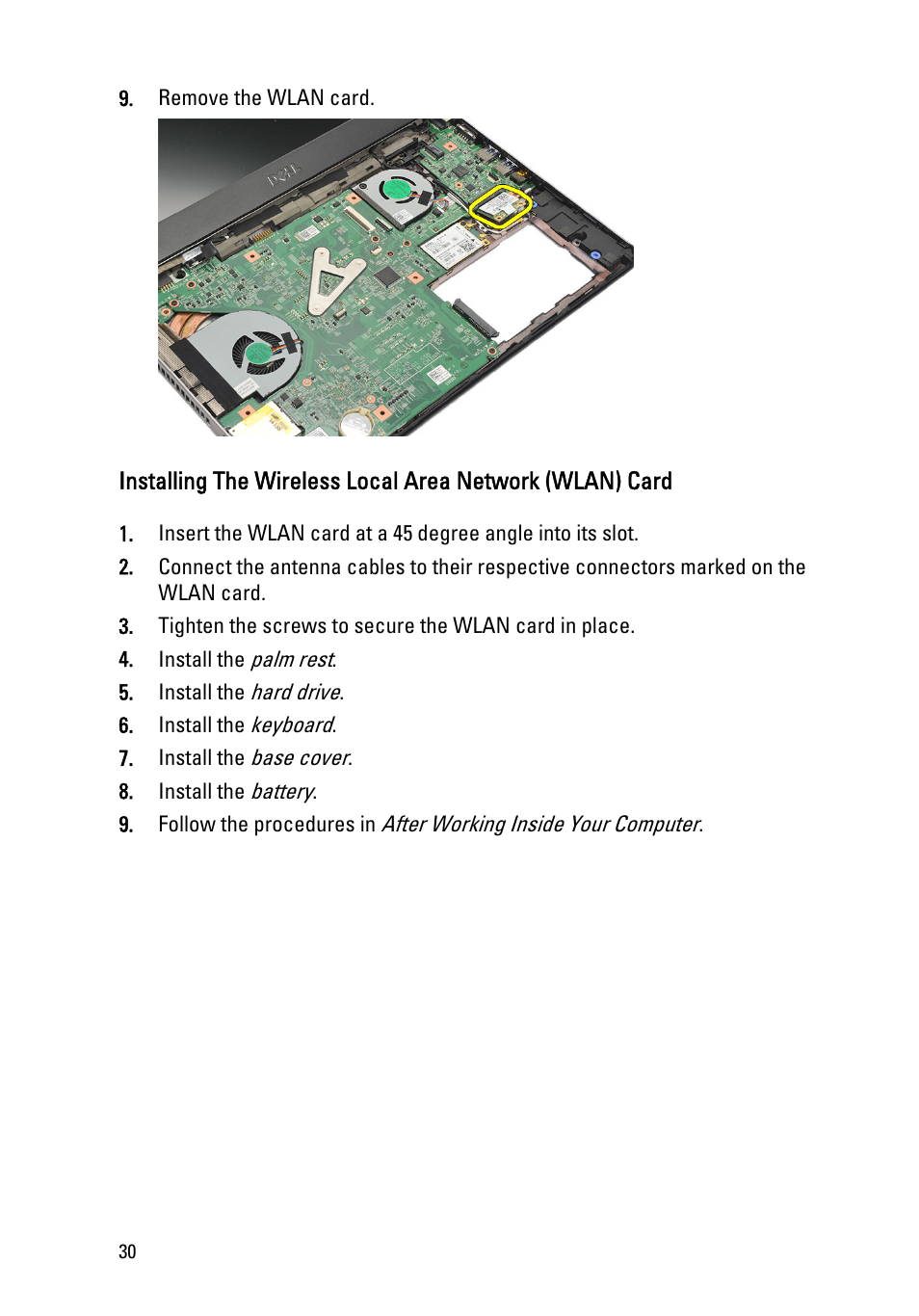 Dell Vostro V131 (Mid 2011) User Manual | Page 30 / 90