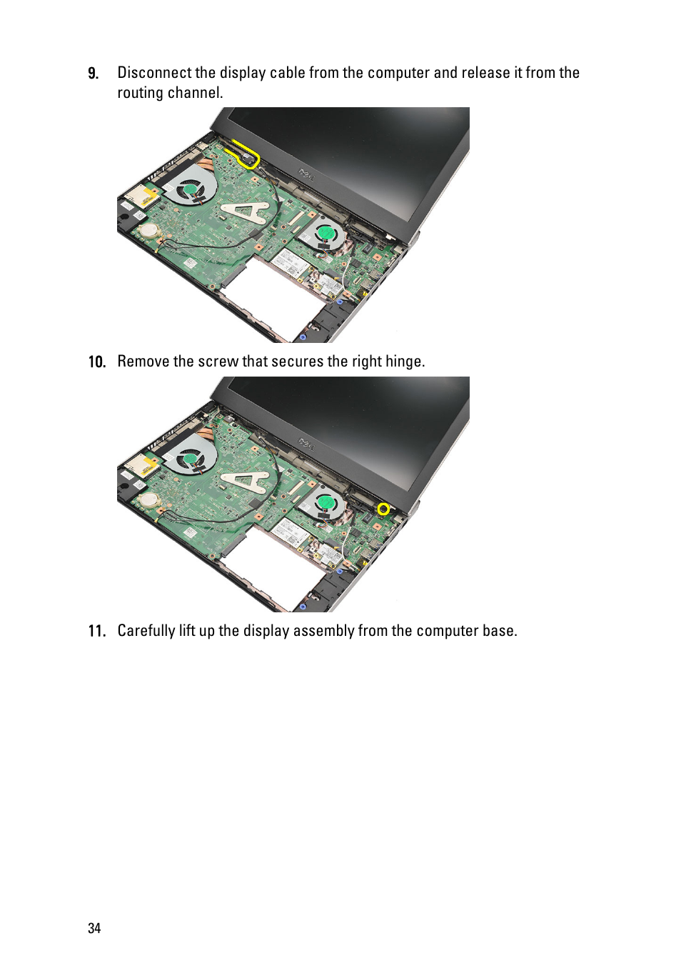 Dell Vostro V131 (Mid 2011) User Manual | Page 34 / 90