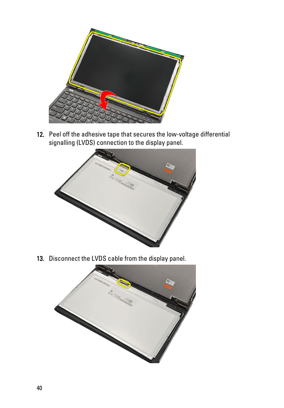 Dell Vostro V131 (Mid 2011) User Manual | Page 40 / 90