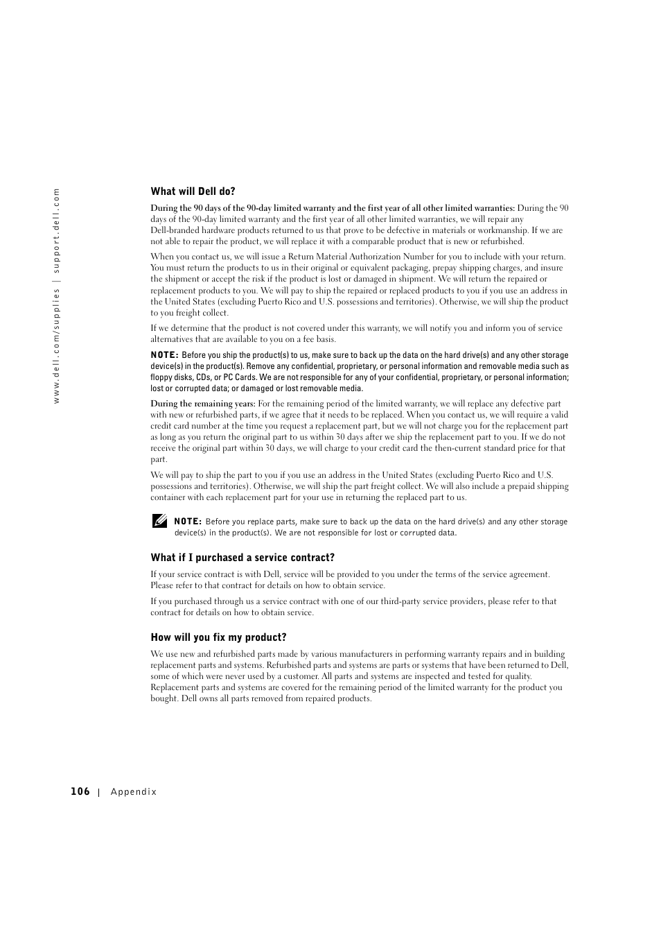 Dell 1600n Multifunction Mono Laser Printer User Manual | Page 116 / 134