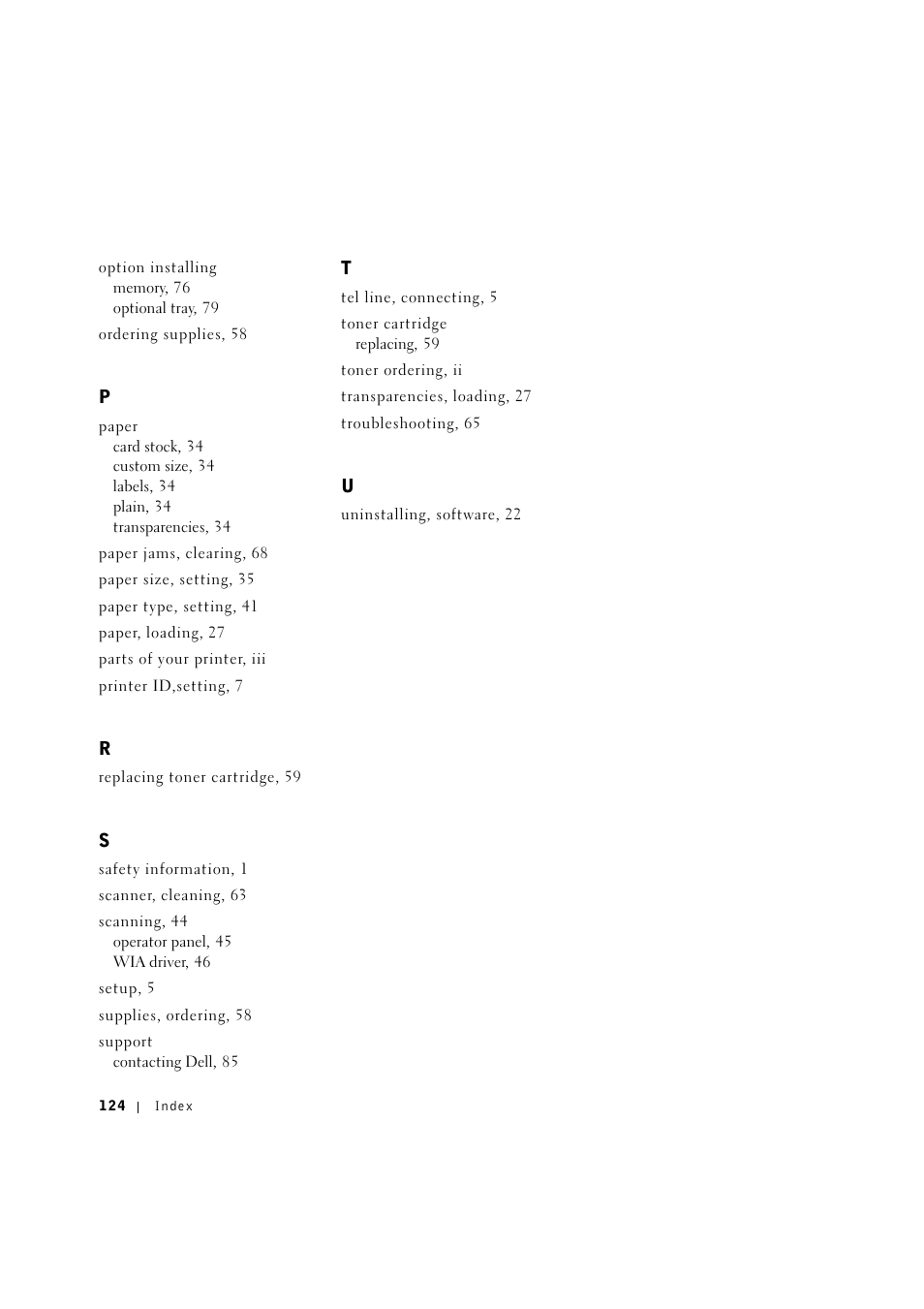 Dell 1600n Multifunction Mono Laser Printer User Manual | Page 134 / 134