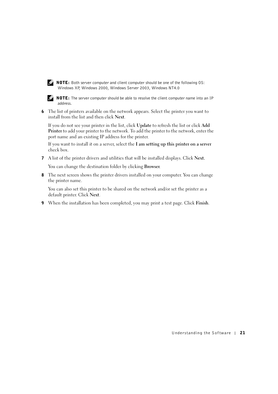 Dell 1600n Multifunction Mono Laser Printer User Manual | Page 31 / 134