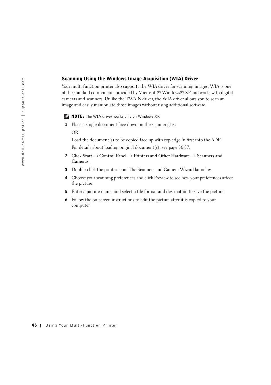 Dell 1600n Multifunction Mono Laser Printer User Manual | Page 56 / 134