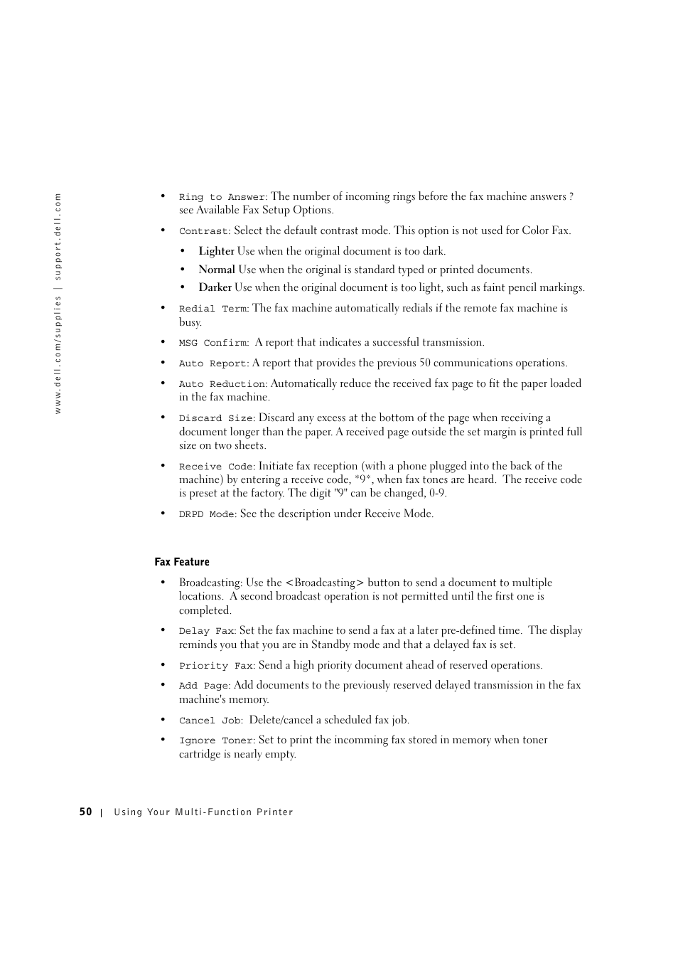 Dell 1600n Multifunction Mono Laser Printer User Manual | Page 60 / 134