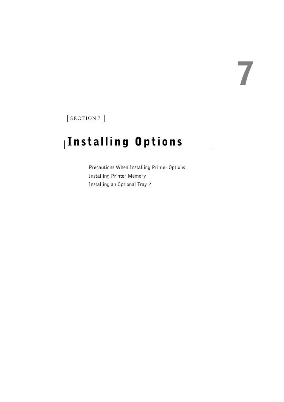 Installing options | Dell 1600n Multifunction Mono Laser Printer User Manual | Page 85 / 134