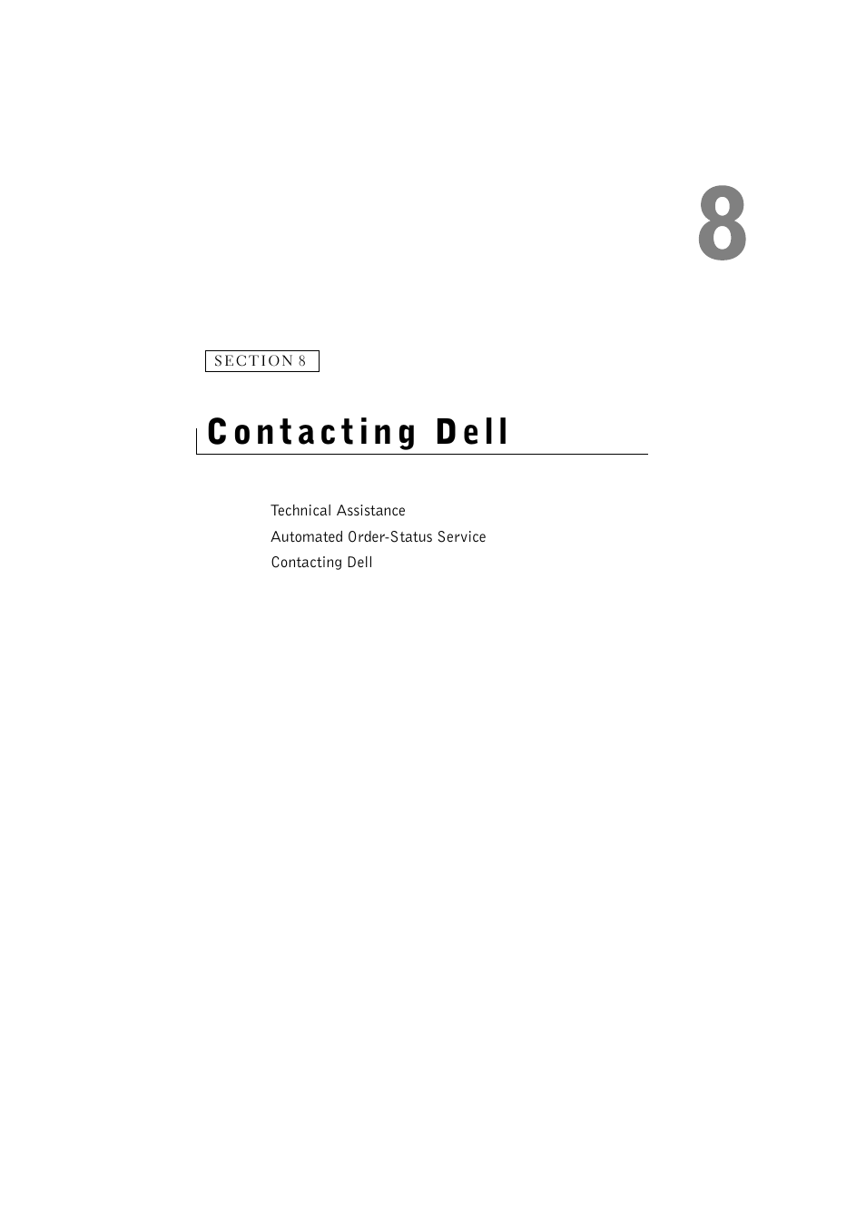 Contacting dell | Dell 1600n Multifunction Mono Laser Printer User Manual | Page 93 / 134