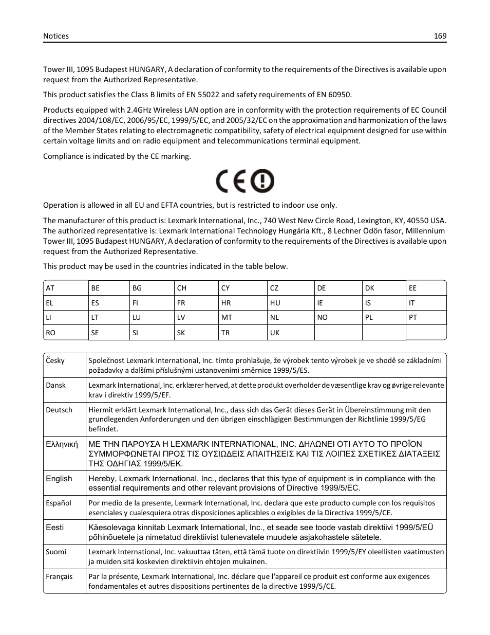 Dell V525w All In One Wireless Inkjet Printer User Manual | Page 169 / 177