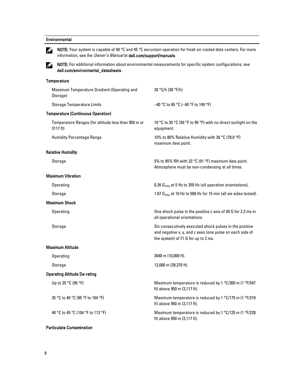 Dell PowerEdge R920 User Manual | Page 8 / 9